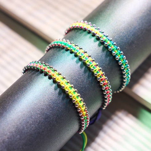 Silber x Spectrum | Freundschafts-DOT-Armband